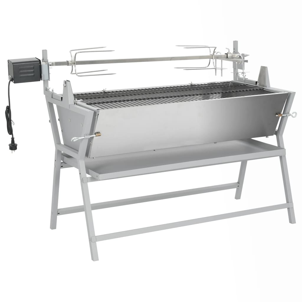 Draaispit barbecue ijzer en roestvrij staal is nu te koop bij PeponiXL, paradijselijk wonen!