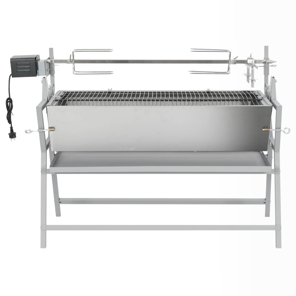 Draaispit barbecue ijzer en roestvrij staal is nu te koop bij PeponiXL, paradijselijk wonen!
