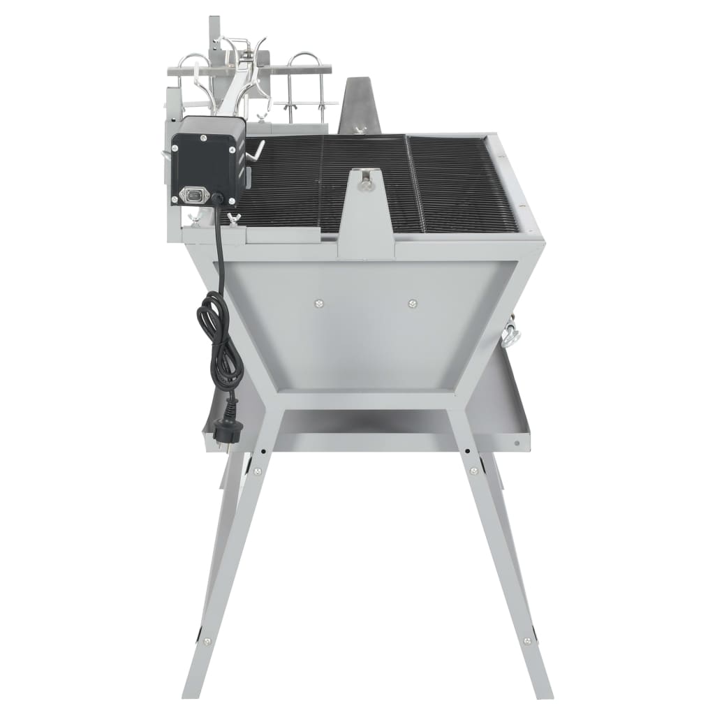 Draaispit barbecue ijzer en roestvrij staal is nu te koop bij PeponiXL, paradijselijk wonen!