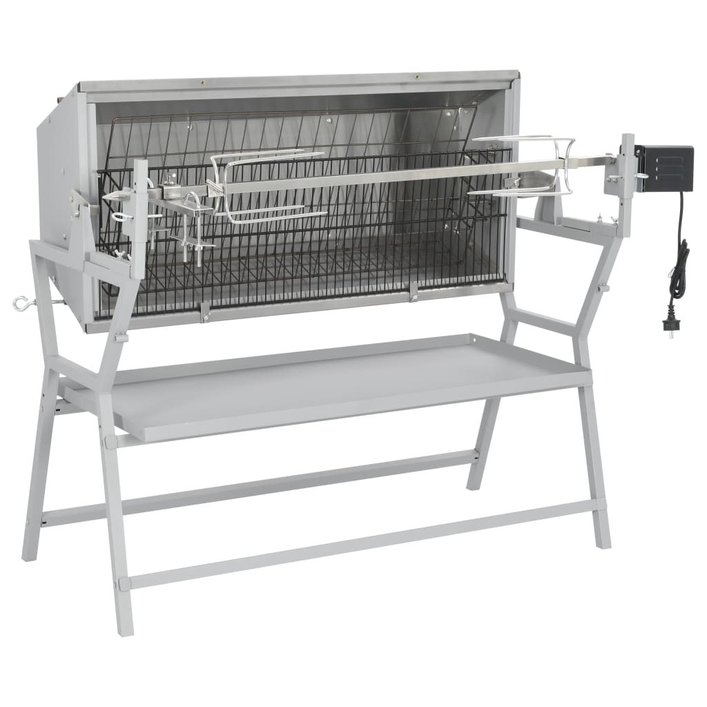 Draaispit barbecue ijzer en roestvrij staal is nu te koop bij PeponiXL, paradijselijk wonen!