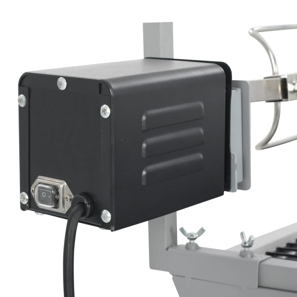 Draaispit barbecue ijzer en roestvrij staal is nu te koop bij PeponiXL, paradijselijk wonen!