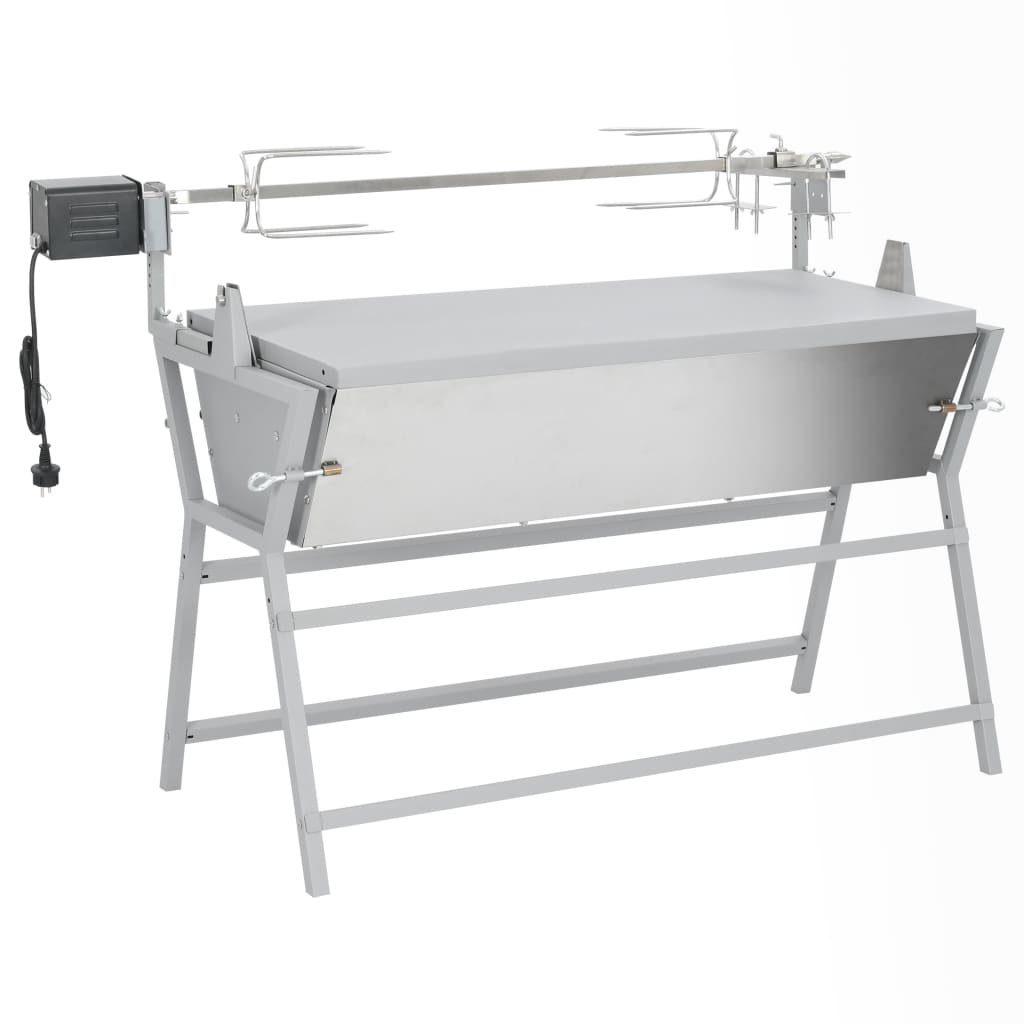 Draaispit barbecue ijzer en roestvrij staal is nu te koop bij PeponiXL, paradijselijk wonen!