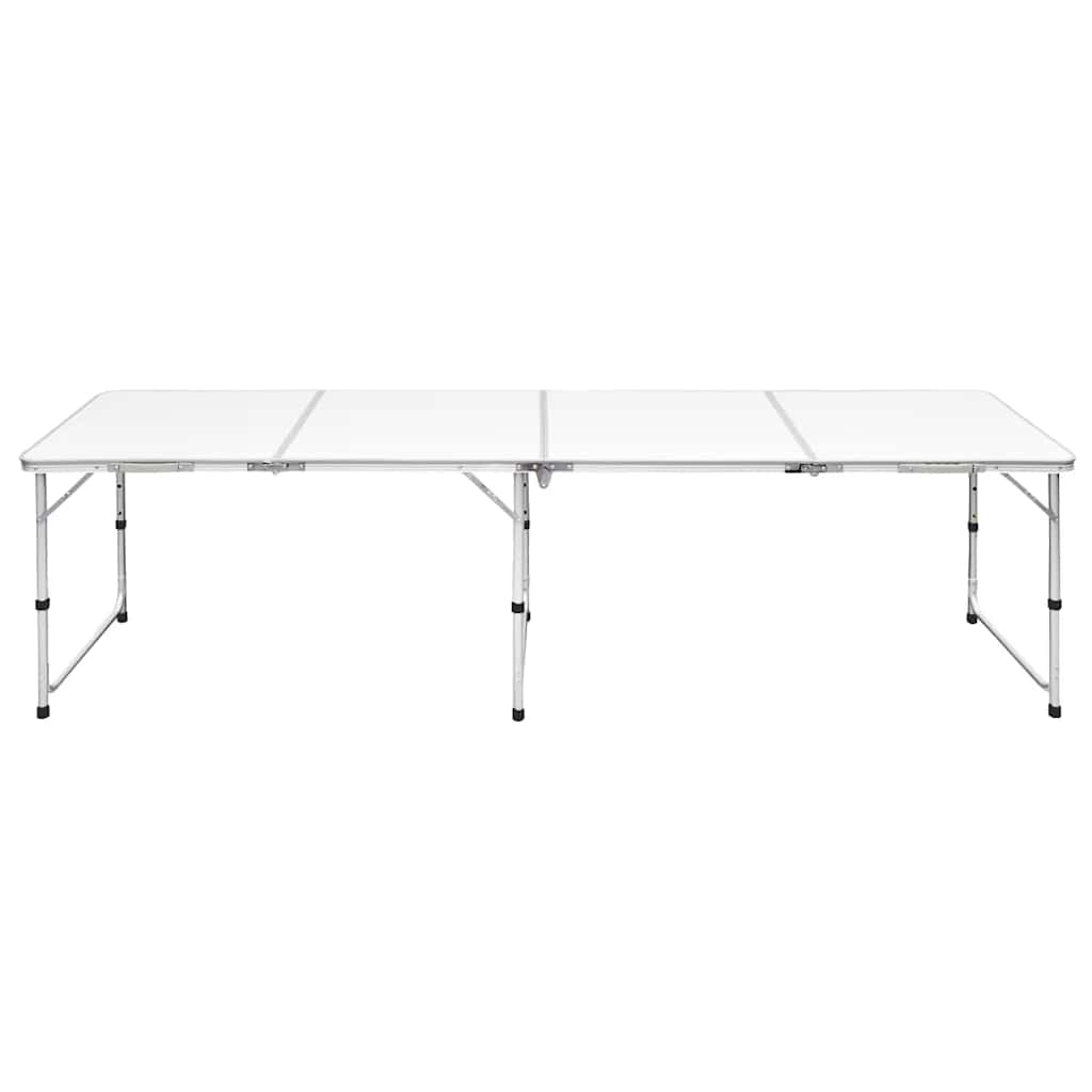 Campingtafel inklapbaar en verstelbaar 240x60 cm aluminium is nu te koop bij PeponiXL, paradijselijk wonen!
