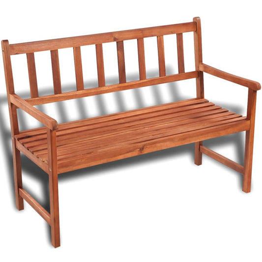 Tuinbank 120 cm massief acaciahout is nu te koop bij PeponiXL, paradijselijk wonen!