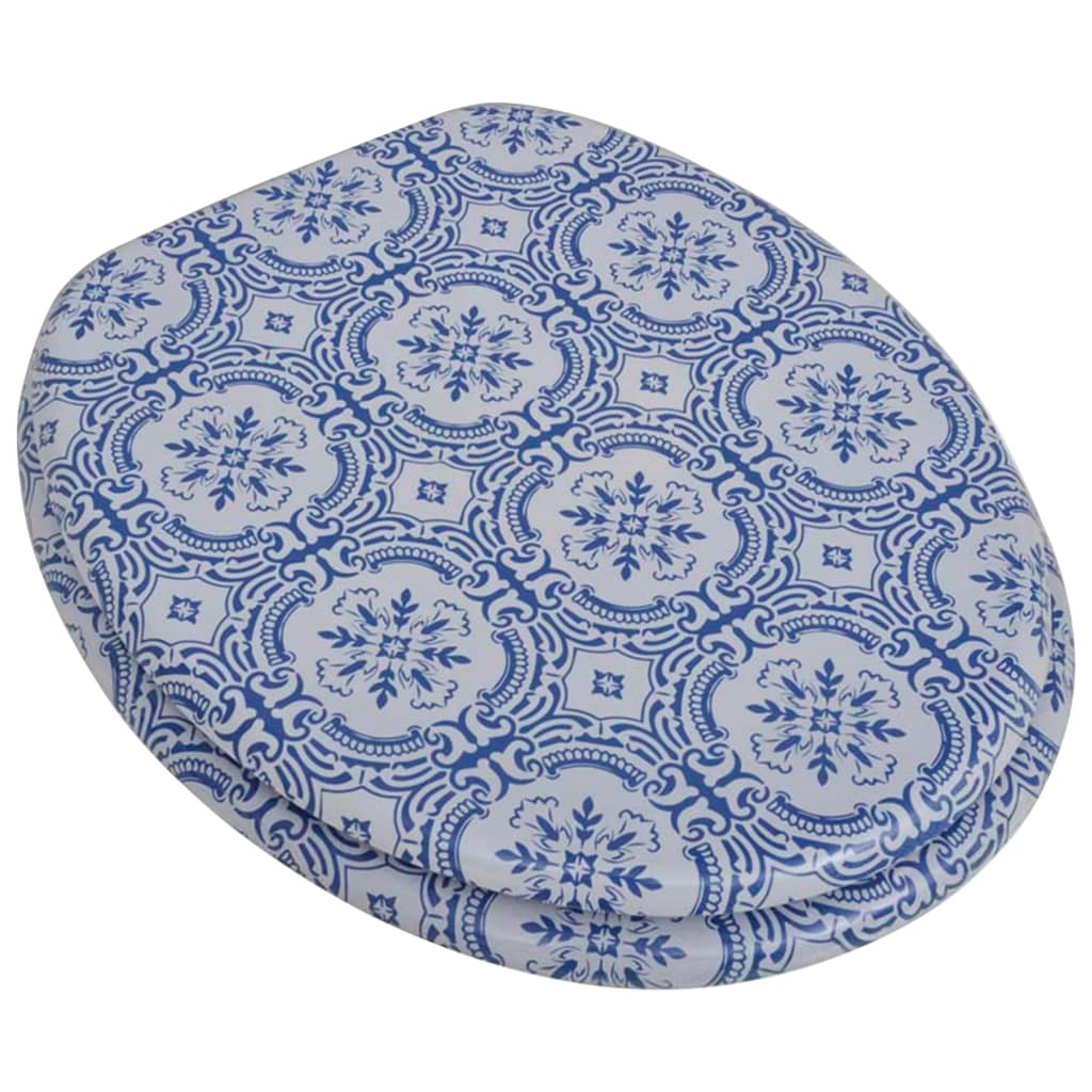Toiletbril van MDF met porselein dessin is nu te koop bij PeponiXL, paradijselijk wonen!