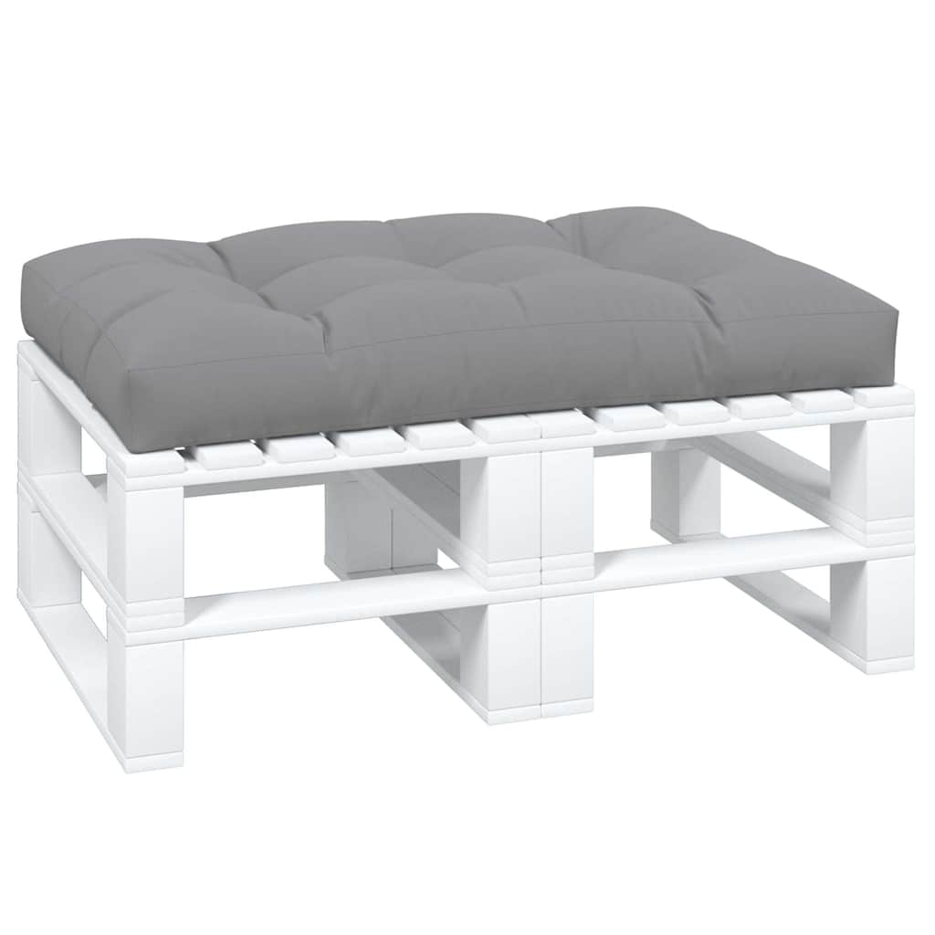 Palletkussen 120 x 80 x 12 cm stof grijs is nu te koop bij PeponiXL, paradijselijk wonen!