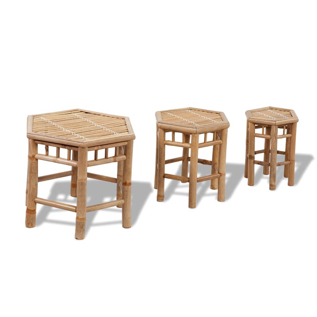 Tuinkrukken 3 st bamboe is nu te koop bij PeponiXL, paradijselijk wonen!