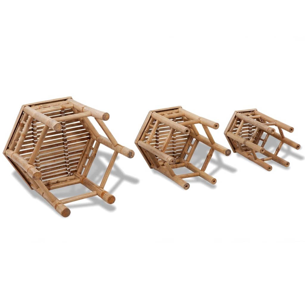 Tuinkrukken 3 st bamboe is nu te koop bij PeponiXL, paradijselijk wonen!