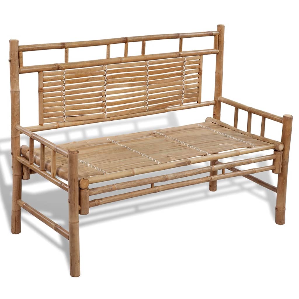 Tuinbank 120 cm bamboe is nu te koop bij PeponiXL, paradijselijk wonen!