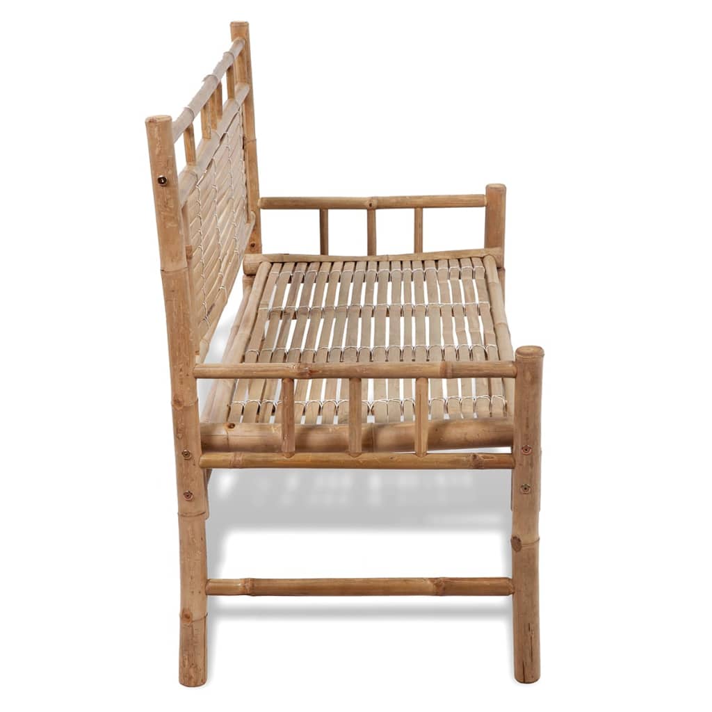 Tuinbank 120 cm bamboe is nu te koop bij PeponiXL, paradijselijk wonen!