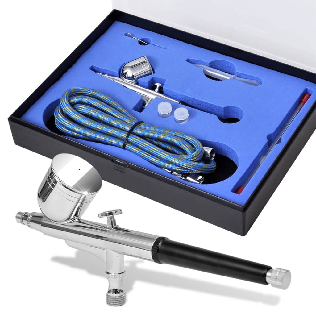 Airbrush set 0,2 / 0,3 / 0,5 mm mondstukken is nu te koop bij PeponiXL, paradijselijk wonen!