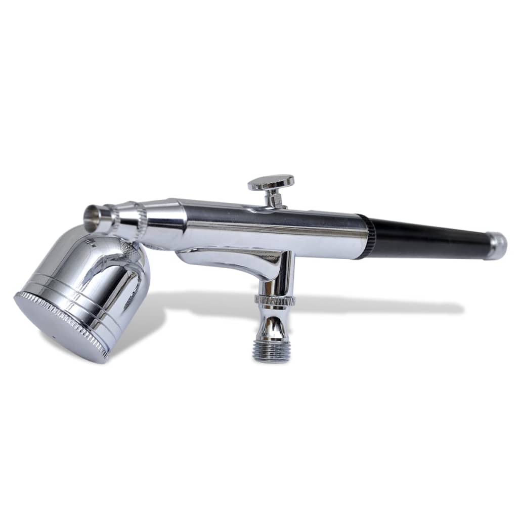 Airbrush set met glazen beker 0,2 / 0,3 / 0,5 mm mondstukken is nu te koop bij PeponiXL, paradijselijk wonen!