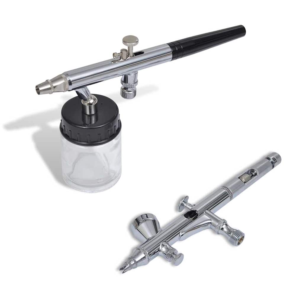 Airbrush set met 2 pistolen is nu te koop bij PeponiXL, paradijselijk wonen!