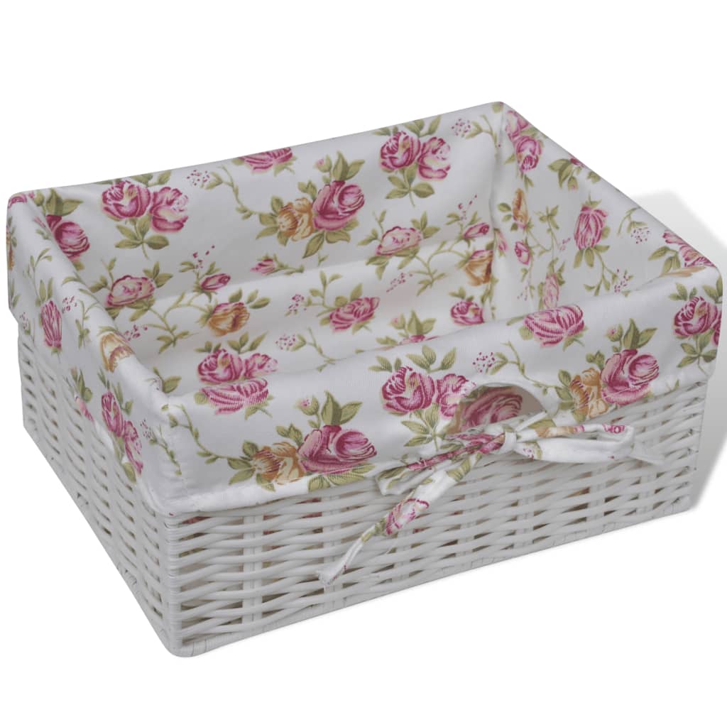 Kast met 1 lade en 3 manden paulowniahout wit is nu te koop bij PeponiXL, paradijselijk wonen!