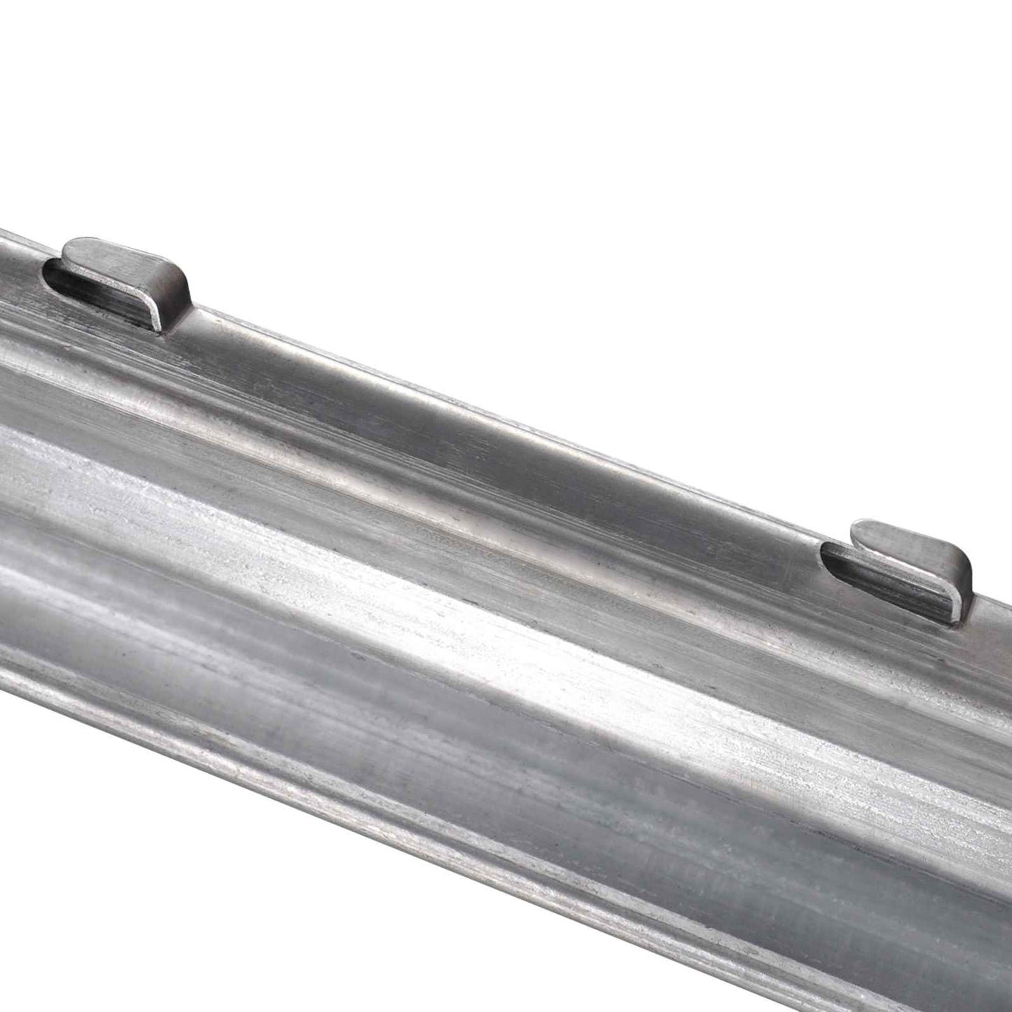 Afrasteringspaal 10 pcs Zilver 200 cm Staal is nu te koop bij PeponiXL, paradijselijk wonen!