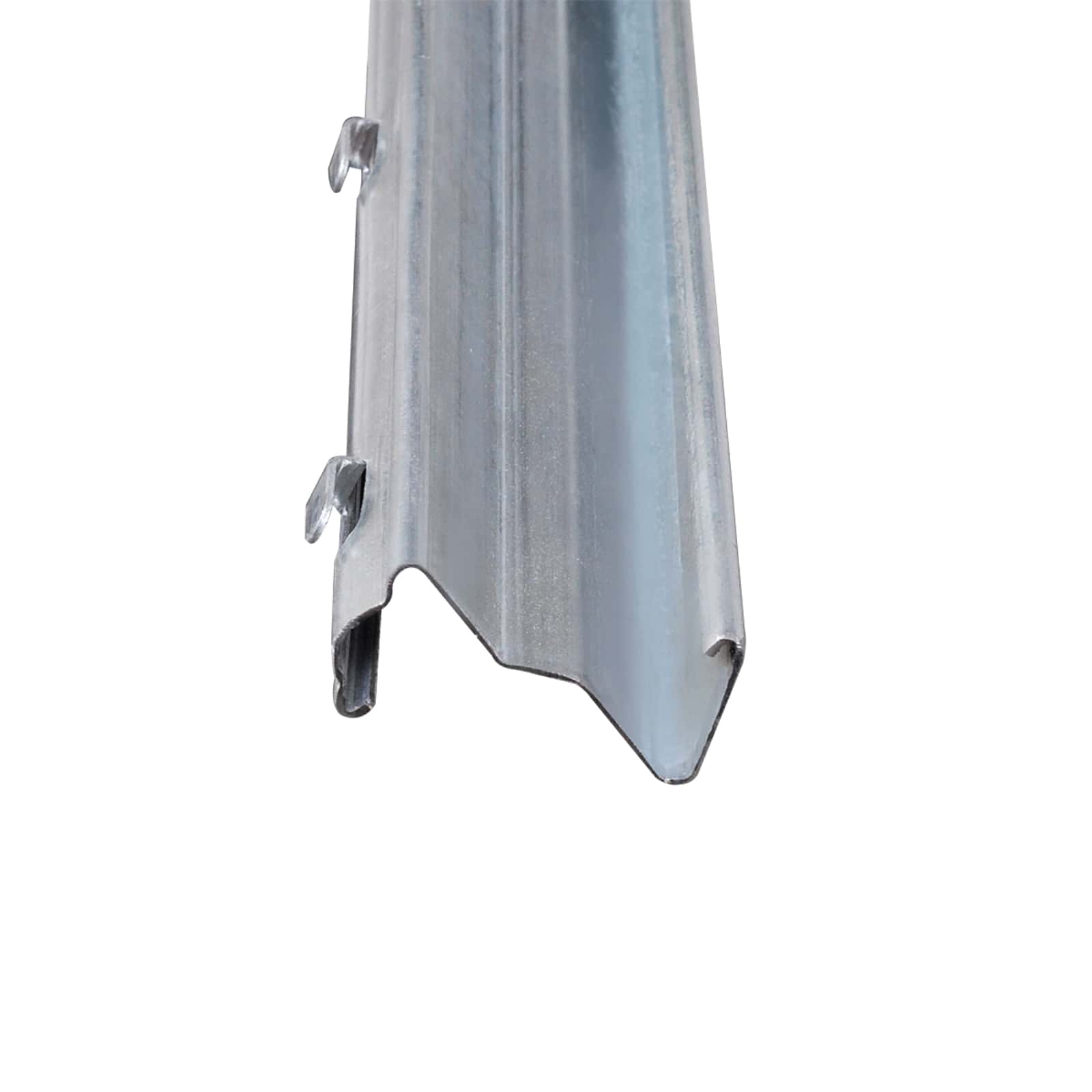 Afrasteringspaal 10 pcs Zilver 200 cm Staal is nu te koop bij PeponiXL, paradijselijk wonen!