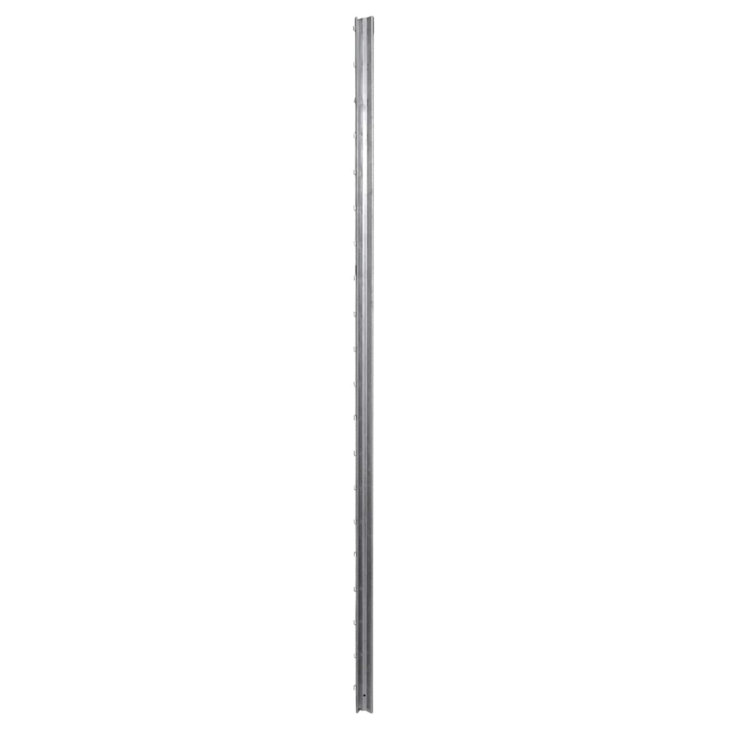Afrasteringspaal 10 pcs Zilver 200 cm Staal is nu te koop bij PeponiXL, paradijselijk wonen!