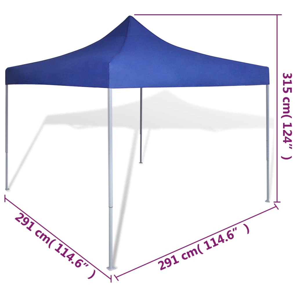 Vouwtent 3x3 m blauw is nu te koop bij PeponiXL, paradijselijk wonen!