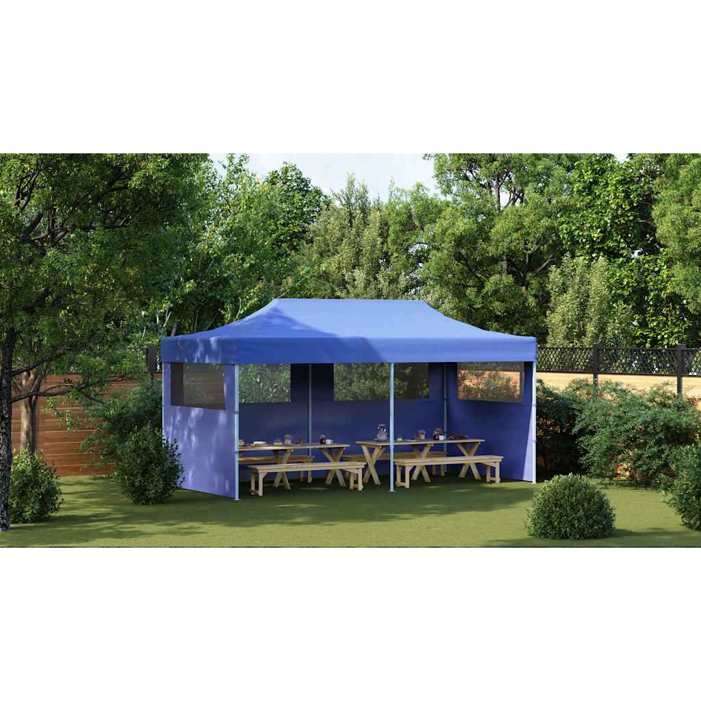 Partytent pop-up inklapbaar 3x6 m blauw is nu te koop bij PeponiXL, paradijselijk wonen!