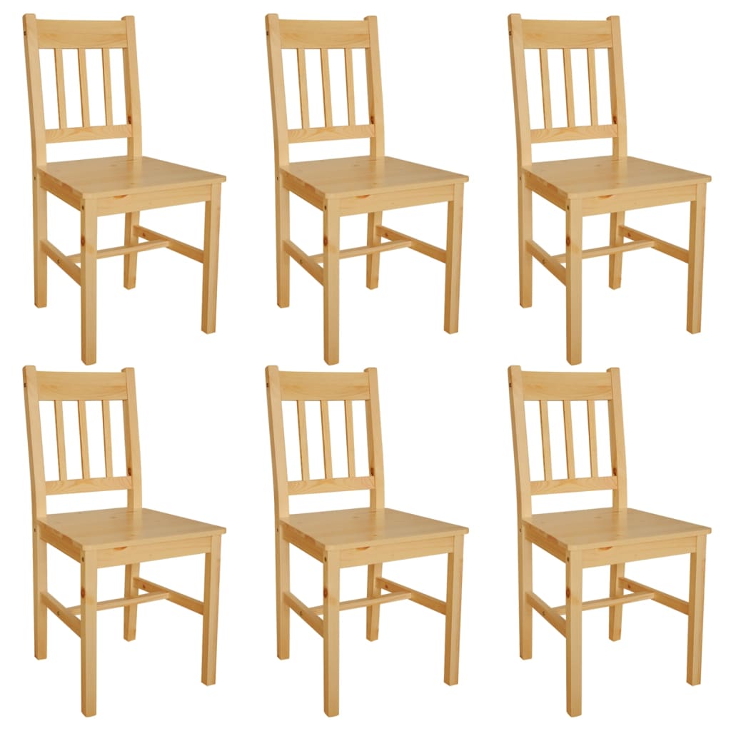 Eetkamerstoelen 6 st grenenhout is nu te koop bij PeponiXL, paradijselijk wonen!
