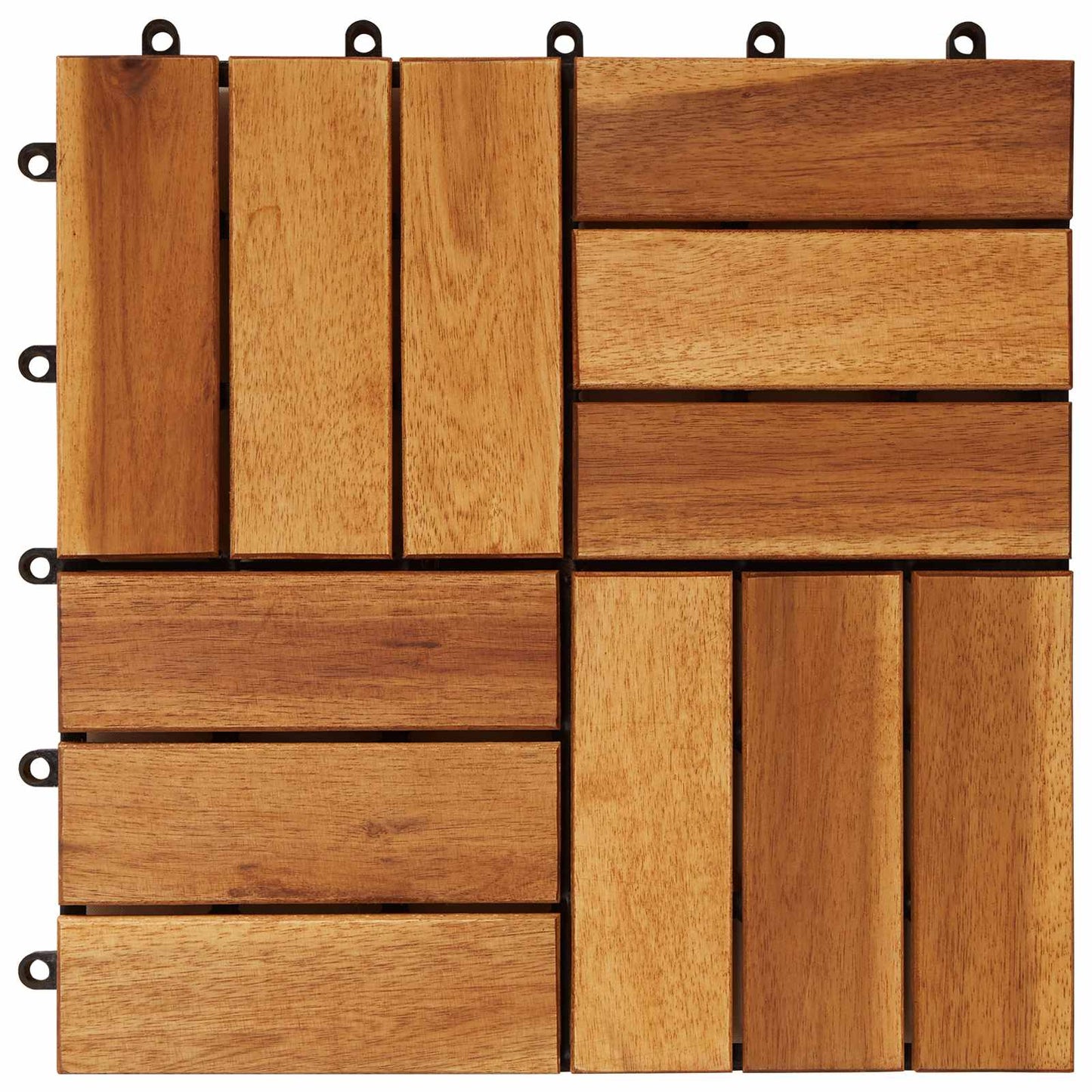 Terras Tegel 10 pcs Bruin 30 x 30 cm Acacia Hardhout is nu te koop bij PeponiXL, paradijselijk wonen!