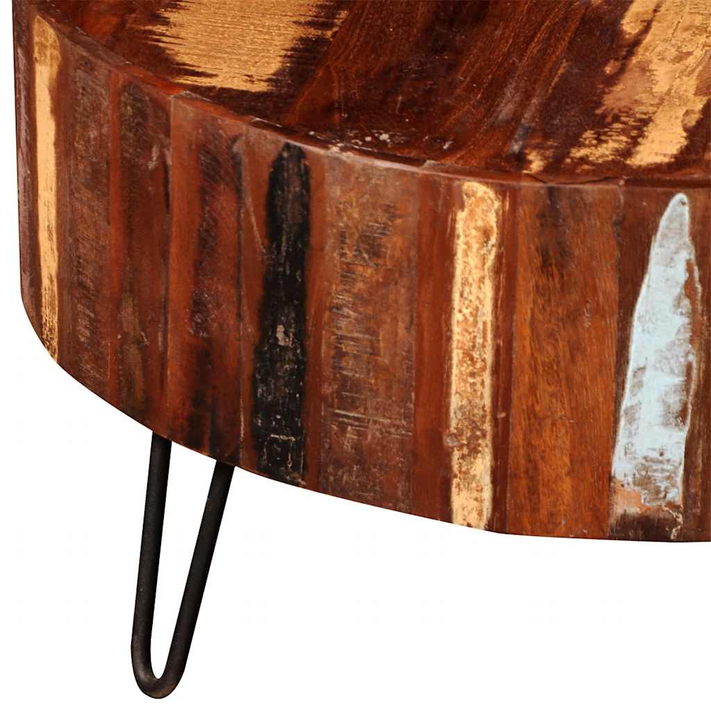 Salontafel rond massief gerecycled hout is nu te koop bij PeponiXL, paradijselijk wonen!