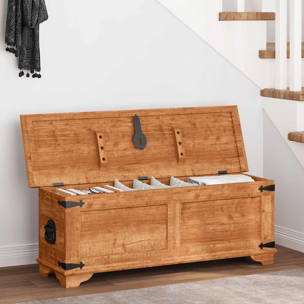 Opbergkist ruw mangohout is nu te koop bij PeponiXL, paradijselijk wonen!