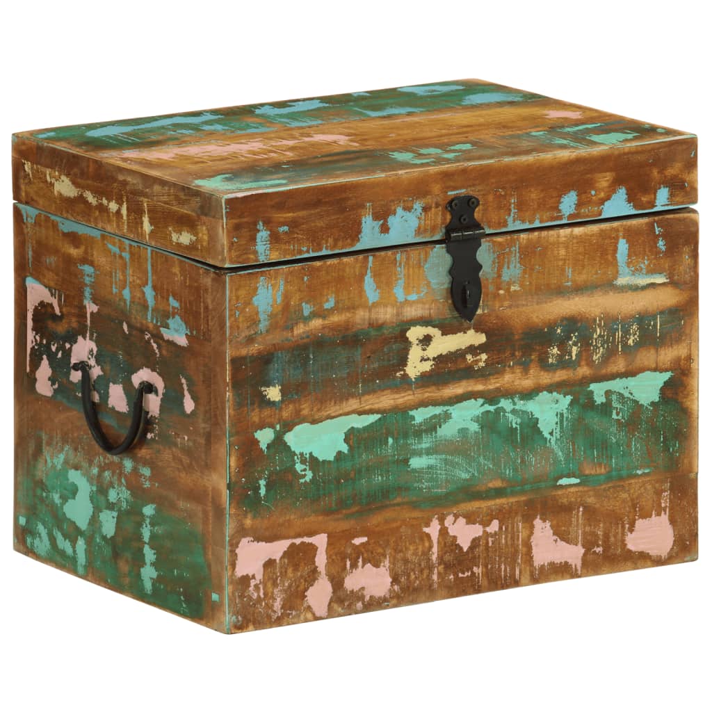 Opbergkist massief gerecycled hout is nu te koop bij PeponiXL, paradijselijk wonen!
