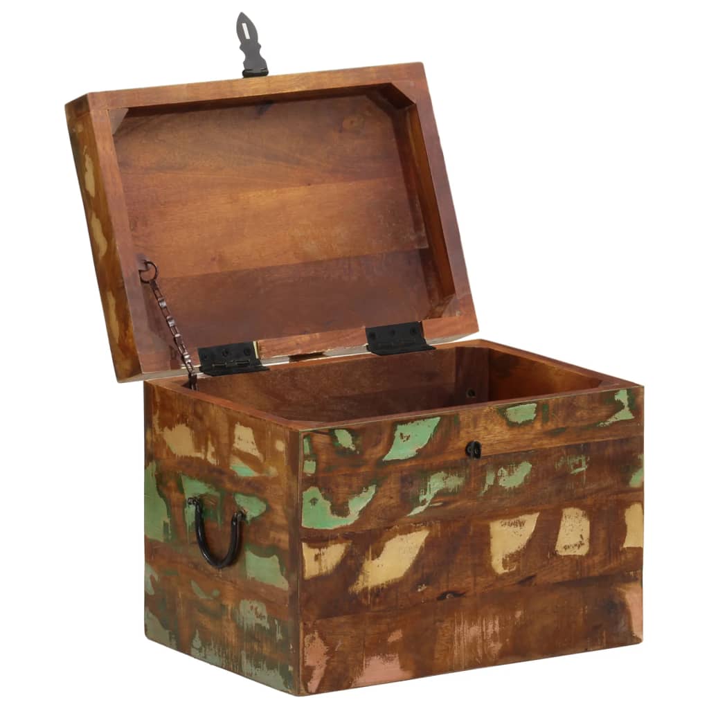 Opbergkist massief gerecycled hout is nu te koop bij PeponiXL, paradijselijk wonen!