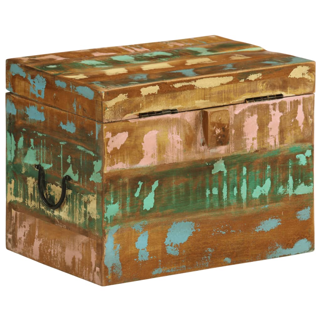Opbergkist massief gerecycled hout is nu te koop bij PeponiXL, paradijselijk wonen!