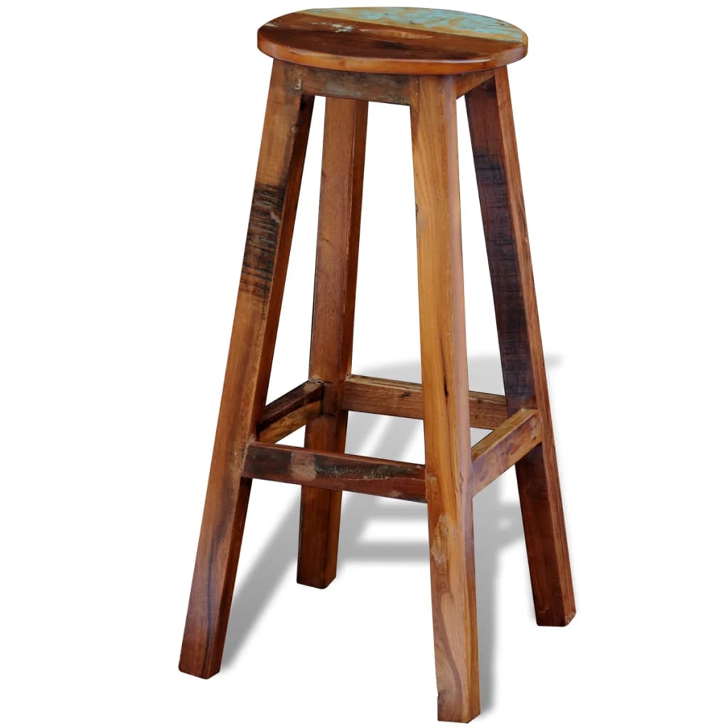 Barkruk massief gerecycled hout is nu te koop bij PeponiXL, paradijselijk wonen!