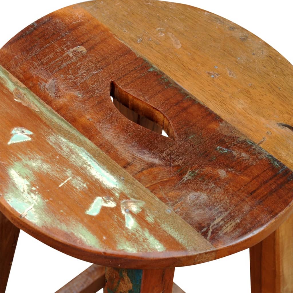 Barkruk massief gerecycled hout is nu te koop bij PeponiXL, paradijselijk wonen!