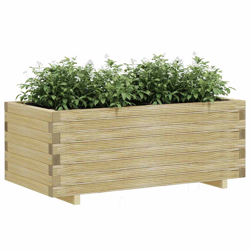 Plantenbak verhoogd rechthoekig 100x50x40 cm hout is nu te koop bij PeponiXL, paradijselijk wonen!
