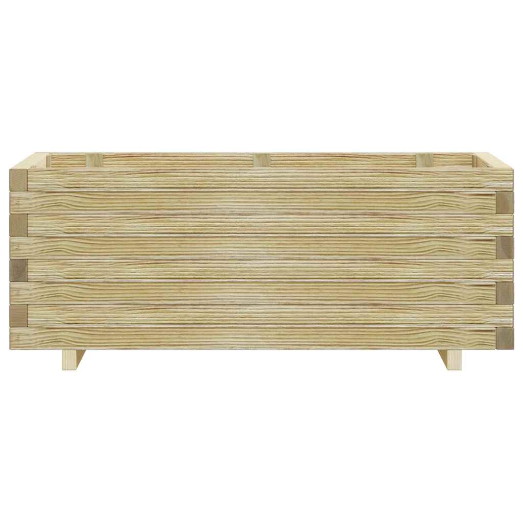 Plantenbak verhoogd rechthoekig 100x50x40 cm hout is nu te koop bij PeponiXL, paradijselijk wonen!