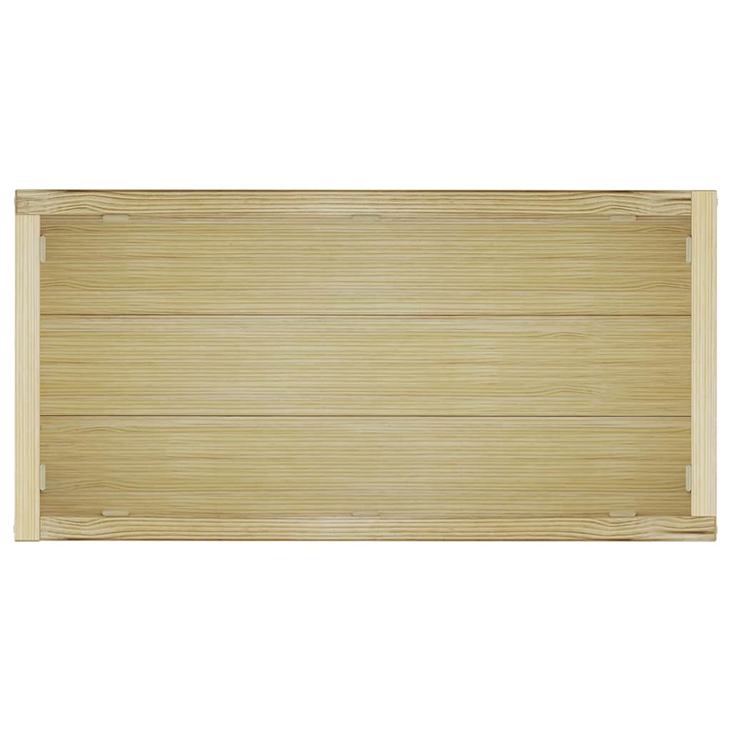 Plantenbak verhoogd rechthoekig 100x50x40 cm hout is nu te koop bij PeponiXL, paradijselijk wonen!