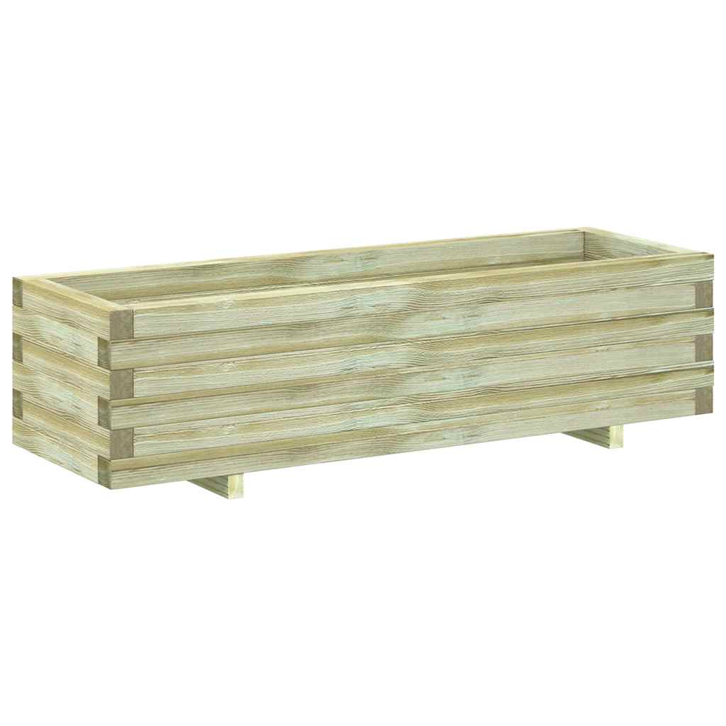 Plantenbak verhoogd rechthoekig 120x40x30 cm hout is nu te koop bij PeponiXL, paradijselijk wonen!