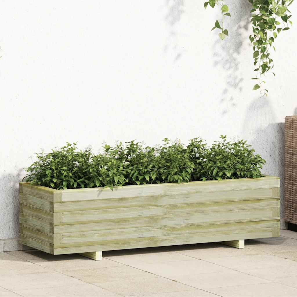 Plantenbak verhoogd rechthoekig 120x40x30 cm hout is nu te koop bij PeponiXL, paradijselijk wonen!