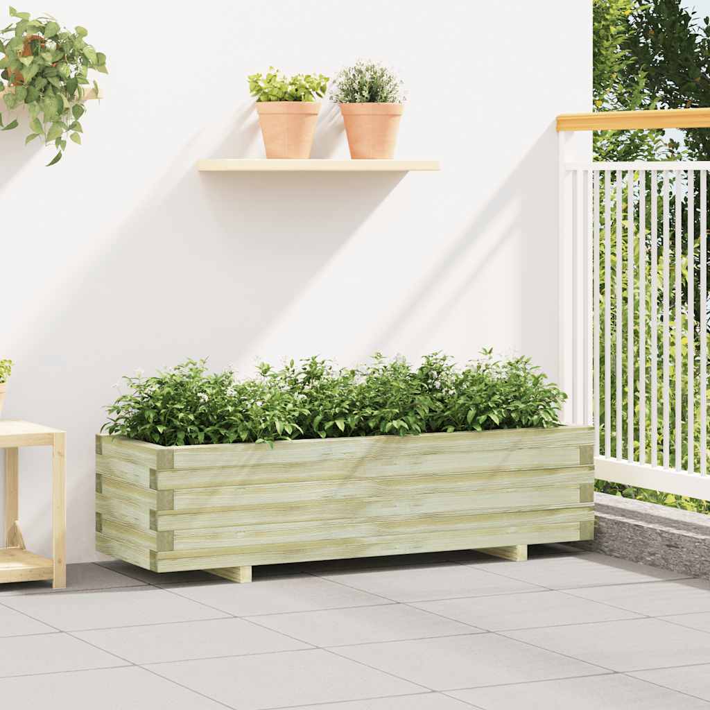 Plantenbak verhoogd rechthoekig 120x40x30 cm hout is nu te koop bij PeponiXL, paradijselijk wonen!