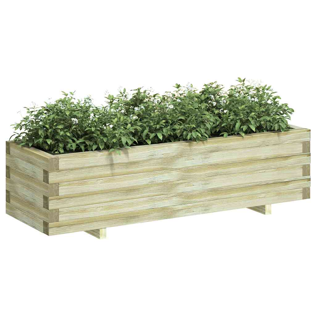 Plantenbak verhoogd rechthoekig 120x40x30 cm hout is nu te koop bij PeponiXL, paradijselijk wonen!