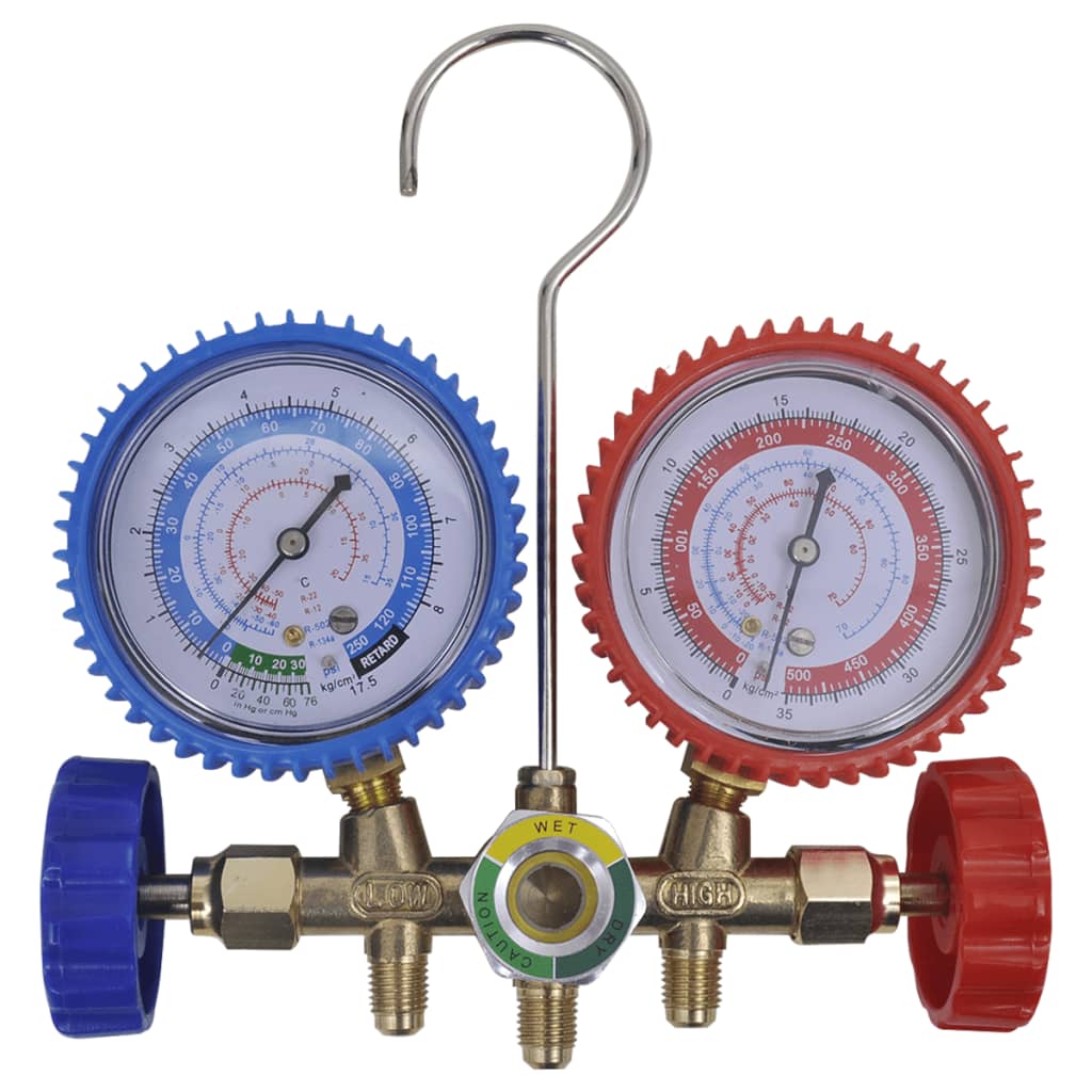 Manometer set voor airco met 2-richtingen is nu te koop bij PeponiXL, paradijselijk wonen!