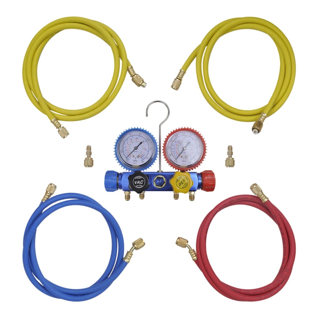 Manometer 4-richtingen set in opbergkoffer is nu te koop bij PeponiXL, paradijselijk wonen!