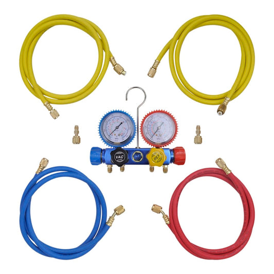 Manometer 4-richtingen set in opbergkoffer is nu te koop bij PeponiXL, paradijselijk wonen!