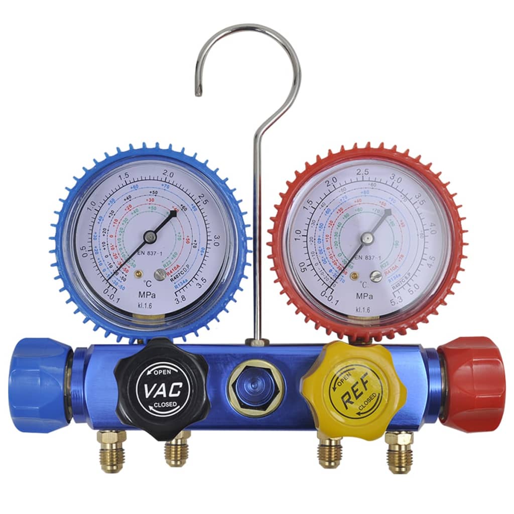 Manometer 4-richtingen set in opbergkoffer is nu te koop bij PeponiXL, paradijselijk wonen!