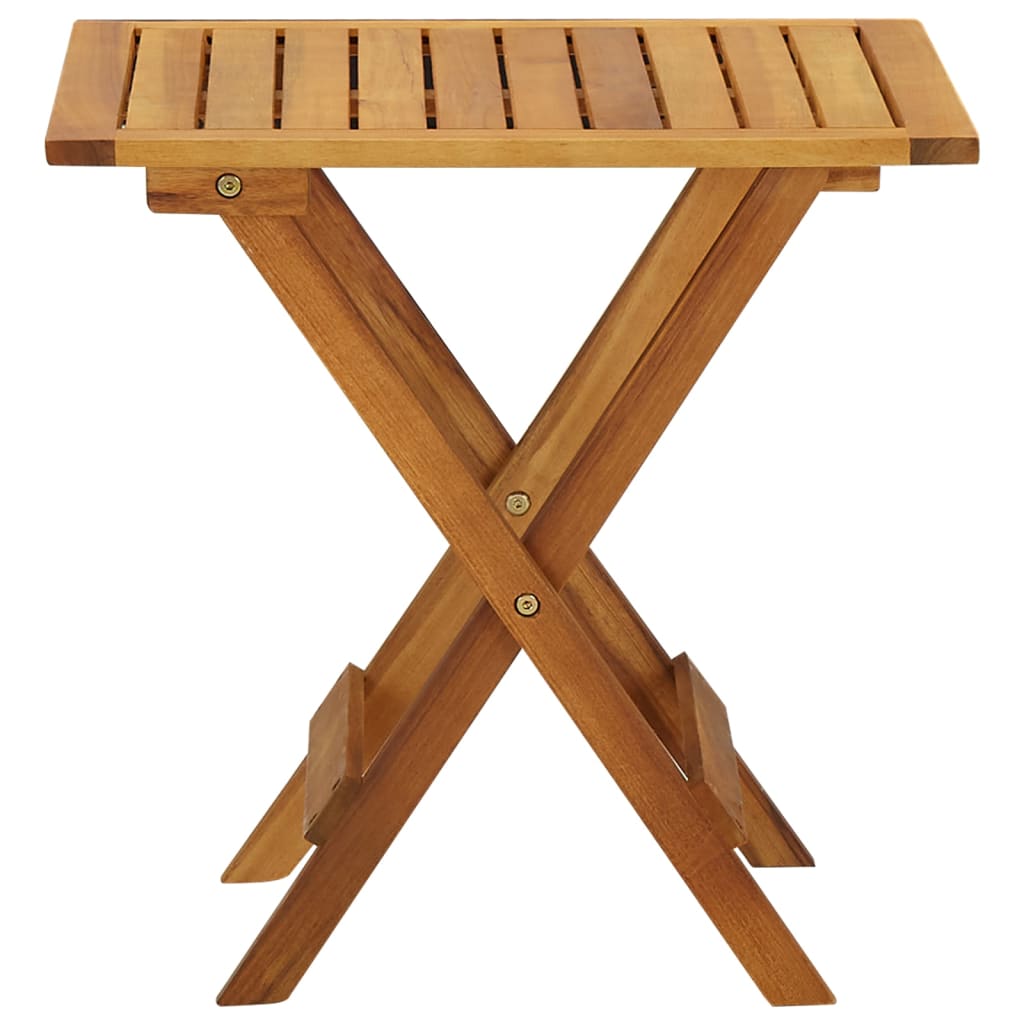 Bistrotafel 46x46x47 cm massief acaciahout is nu te koop bij PeponiXL, paradijselijk wonen!