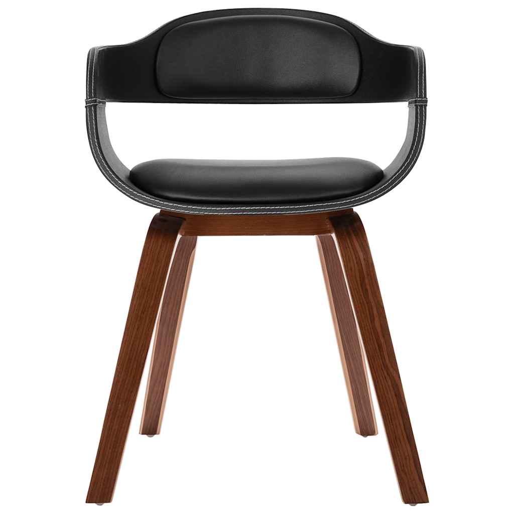 Eetkamerstoel gebogen hout en kunstleer is nu te koop bij PeponiXL, paradijselijk wonen!