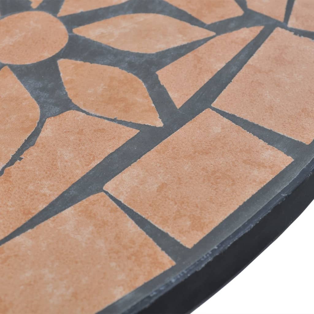 3-delige Bistroset keramische tegel terracotta is nu te koop bij PeponiXL, paradijselijk wonen!