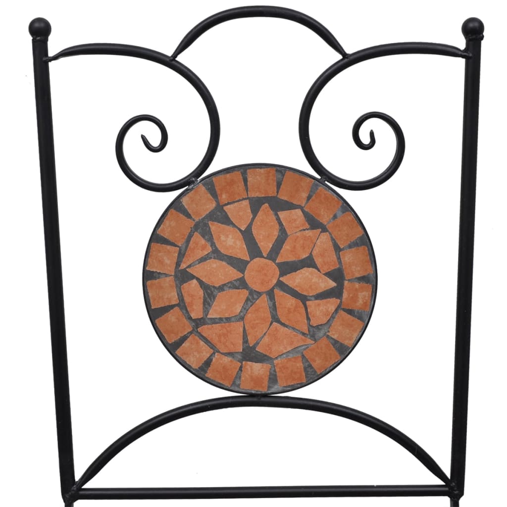 3-delige Bistroset keramische tegel terracotta is nu te koop bij PeponiXL, paradijselijk wonen!