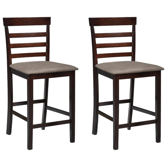Barkrukken 2 st stof bruin is nu te koop bij PeponiXL, paradijselijk wonen!