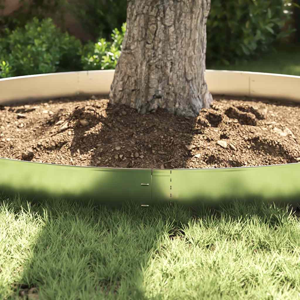 10 st Grasboord flexibel 100x14 cm gegalvaniseerd staal is nu te koop bij PeponiXL, paradijselijk wonen!