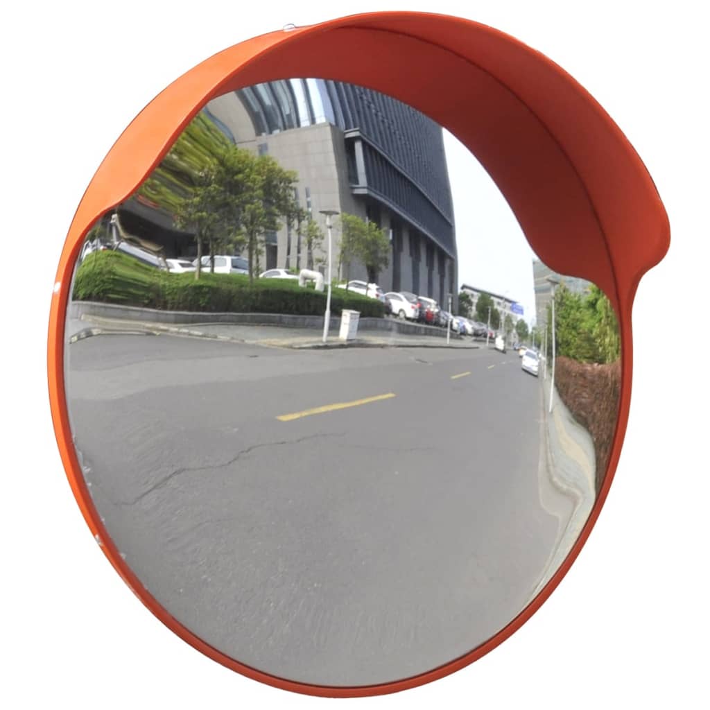 Verkeersspiegel voor buiten 45 cm PC-kunststof oranje is nu te koop bij PeponiXL, paradijselijk wonen!